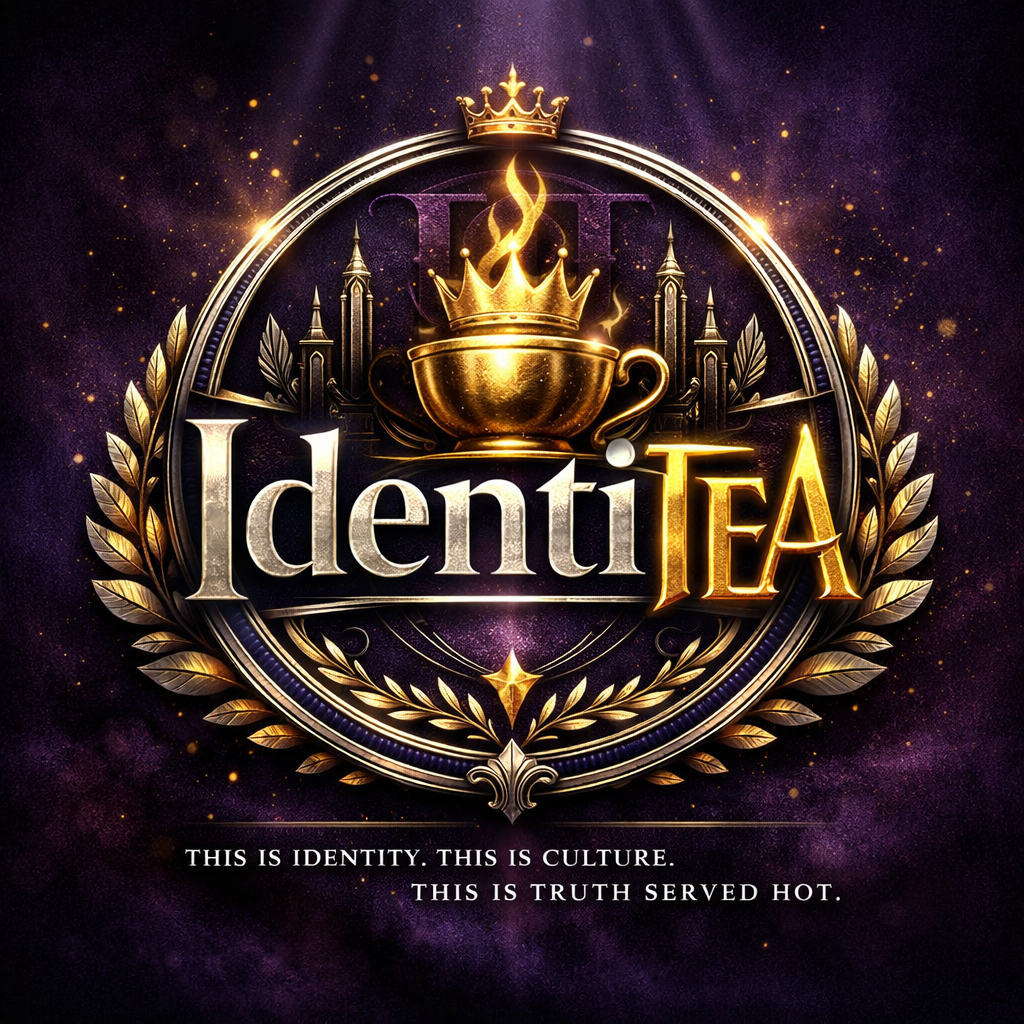 IdentiTEA crest — This is identity. This is culture. This is truth served hot.